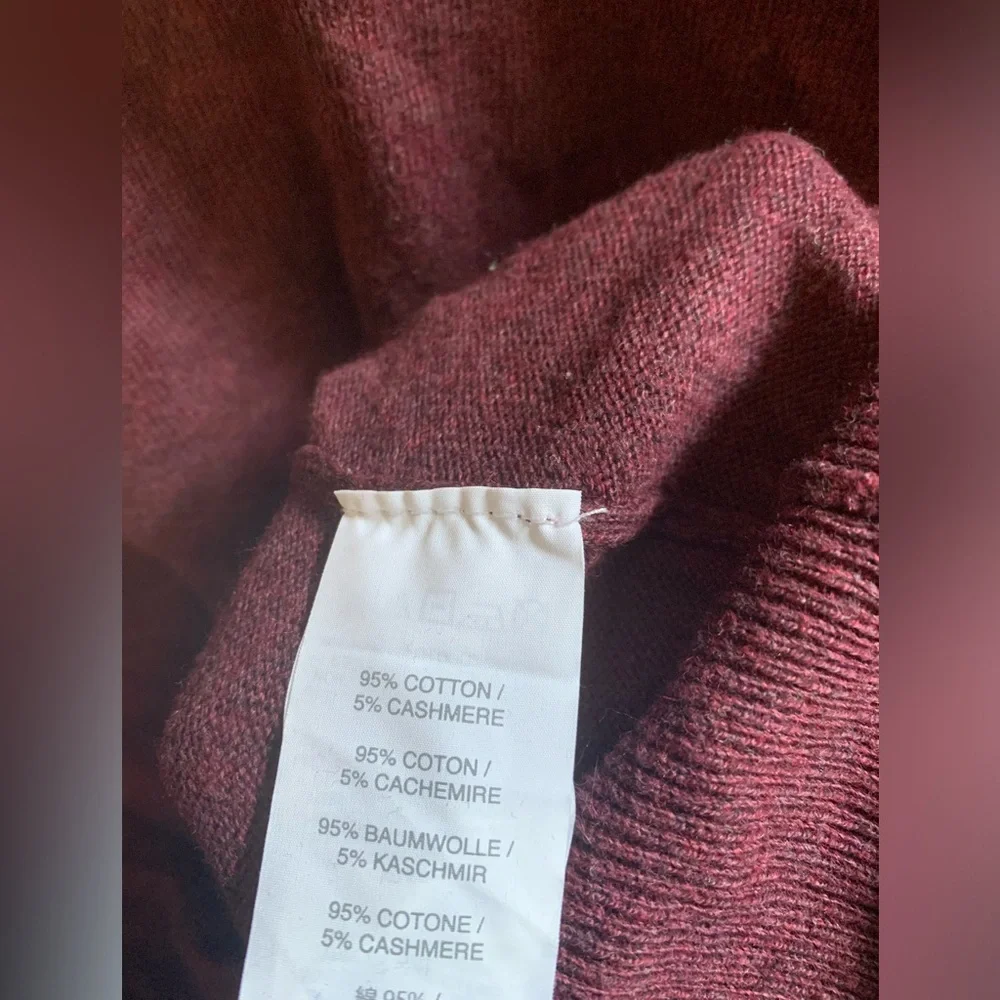 J. Crew Men's V-Neck Sweater Sz S